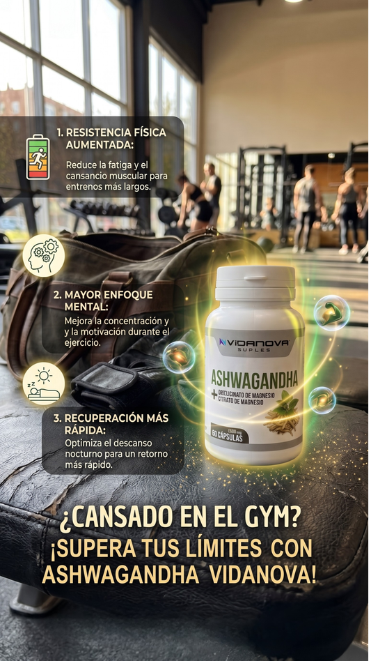 Recupera como atleta Duerme como Oso — Ashwagandha + Magnesio
